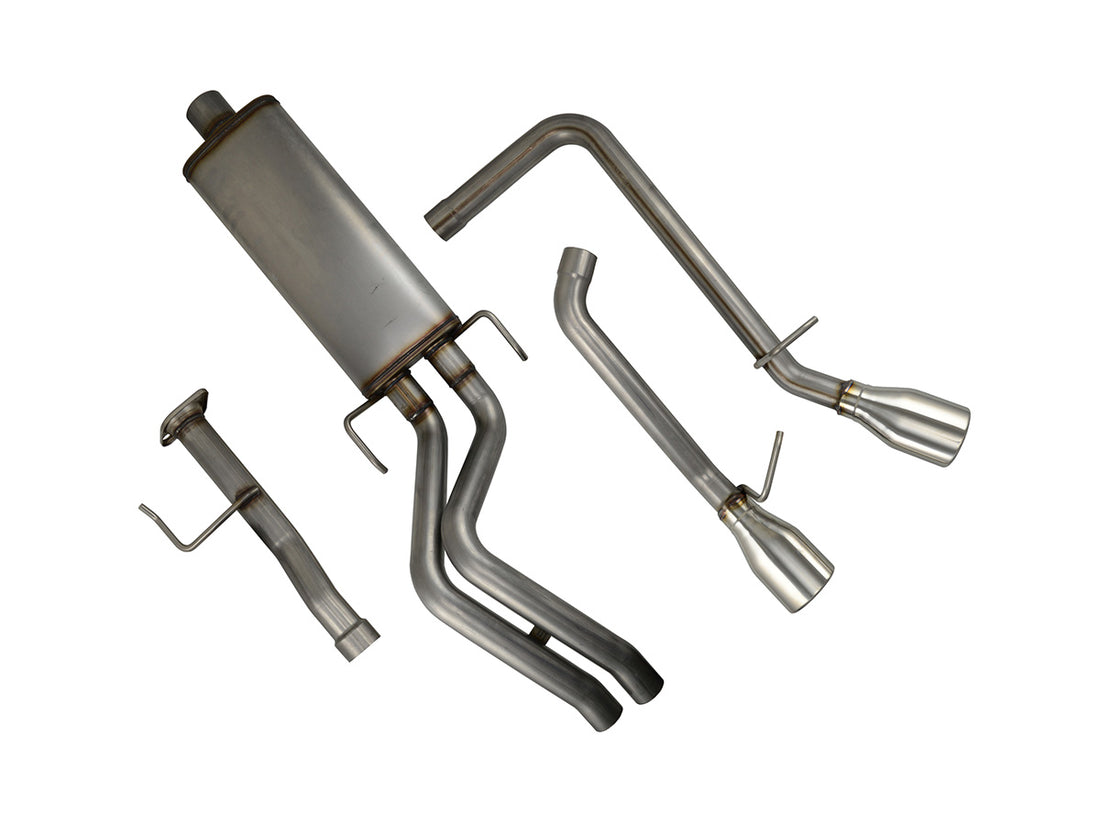 89231 / Cat-back Exhaust System w/ Dual Side Exit (left & right) 2007-2014 Toyota FJ Cruiser 4.0L V6 (Off Road/Race Use Only)